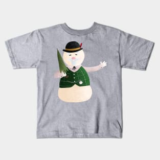 Sam the Snowman Kids T-Shirt